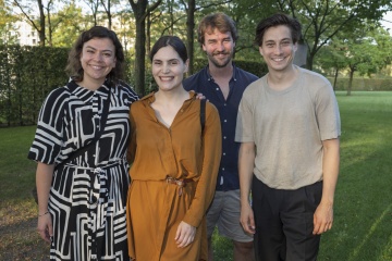 Das Team von NOAHS STROPHE: Malin Duggen, Roni Zorina, Martin Neumeyer, Nikolai Gemel