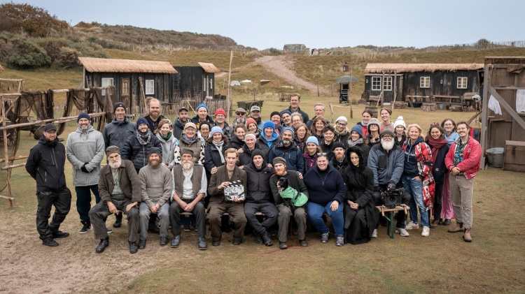 Das Filmteam von DER HEIMATLOSE (AT) am Set auf Norderney © Boris Laewen