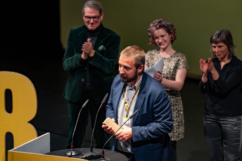 Heimspiel Preis für Martin Rohé, Produzent von VENA. Foto: © Jan Harenberg