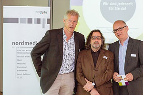 Jochen Coldewey (nordmedia), Referent Andreas Schardt (CINEDIME), Thomas Schäffer (nordmedia)